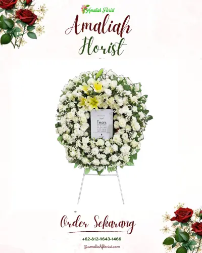 Krans Bunga Duka Cita di Limbangan